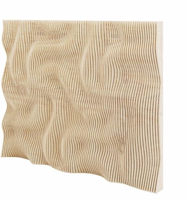 Fluid Crest parametric wall panels with a tessellation pattern.