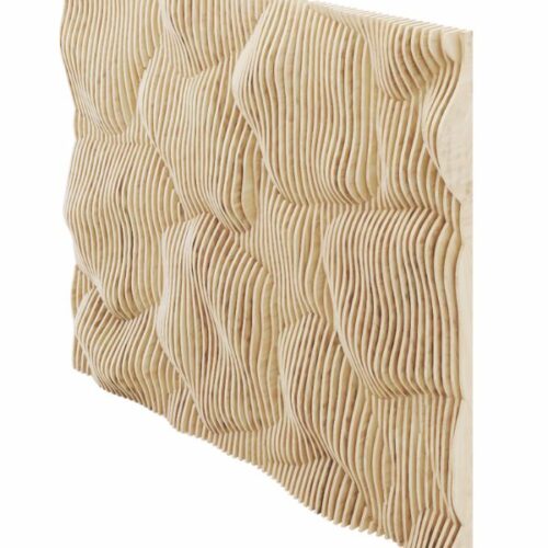 Petra Curve parametric wall panel designed by Fomra Works