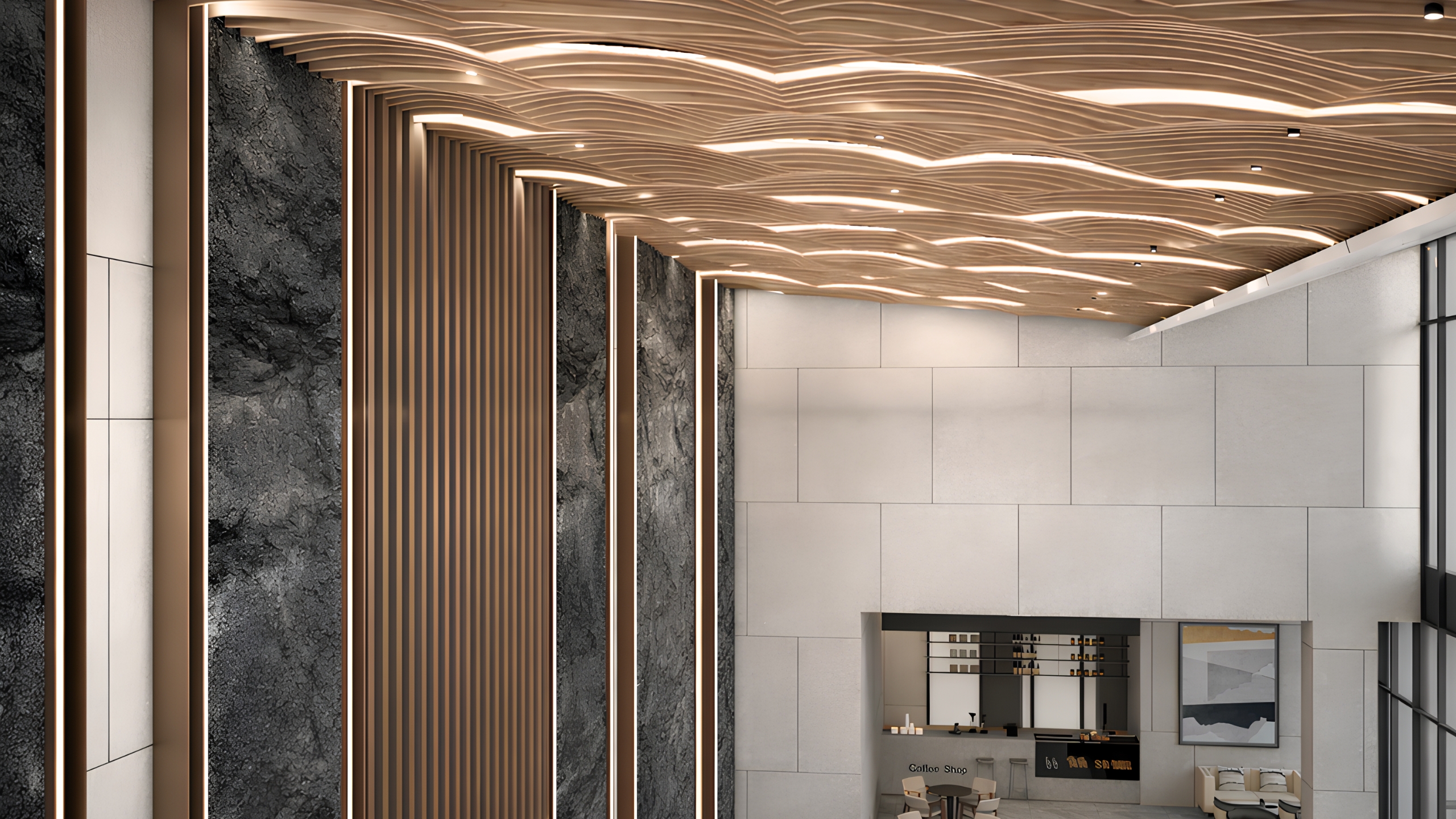 cotour luxe parametric ceiling by fomra