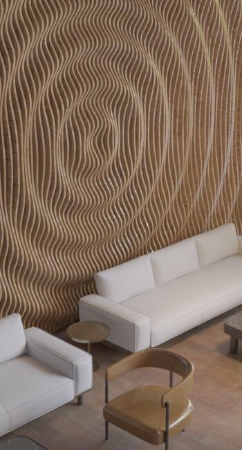 still drop series parametric wall system by fomra works